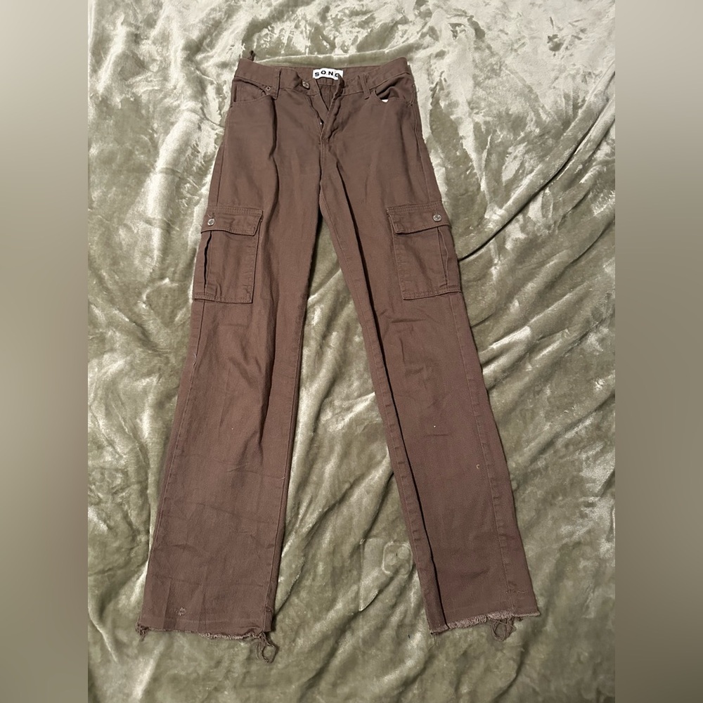 Brown Cargo Pants